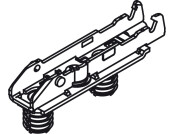 Tiomos 2mm Mounting Plate 2prt Click Inline DF