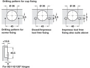 Tiomos 120D Hinge Click w SC DF Inset