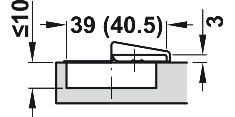 Tiomos 160D Hinge Click w SC SF Half