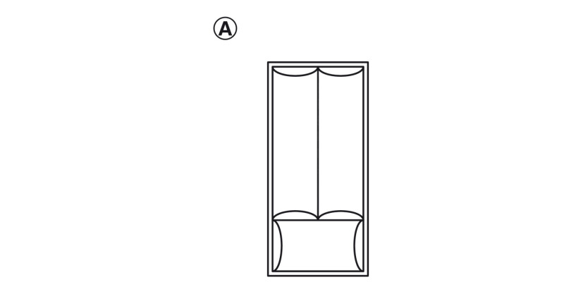 Cutlery Ins 30/60 300mm HG Pl Slv/Gry