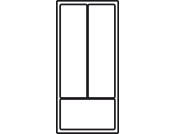 Cutlery Ins 30/60 300mm HG Pl Slv/Gry