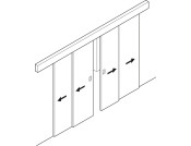 Hawa Telescopic 40/4 Fitting Set