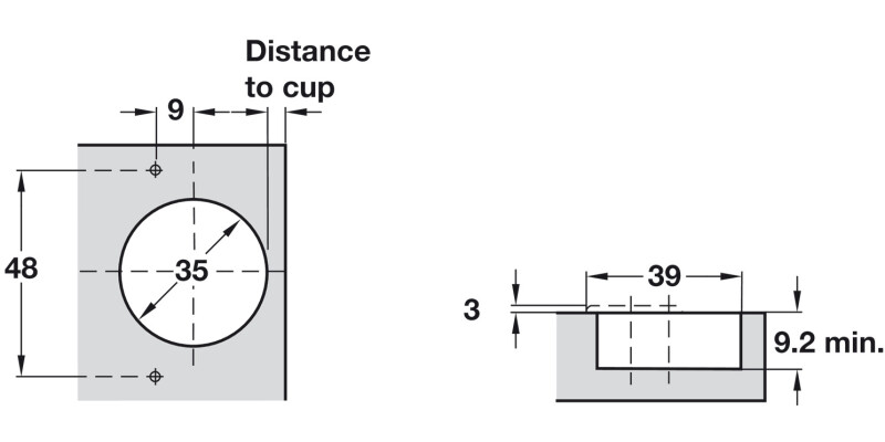Tiomos M9 110D Hinge Tipmatic NP