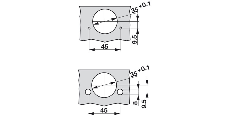 Tiomos PCC Pie Cut Hinge Click wo SC SF
