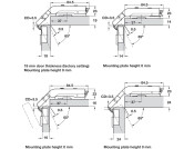 Tiomos PCC Pie Cut Hinge Click wo SC SF