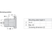 Tiomos M0 125D Hinge No Cup wo Int Damp