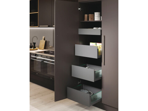 Grass Nova Pro Scala Stack Tower, Sets of Drawers with Glass Sides, Crystal Plus