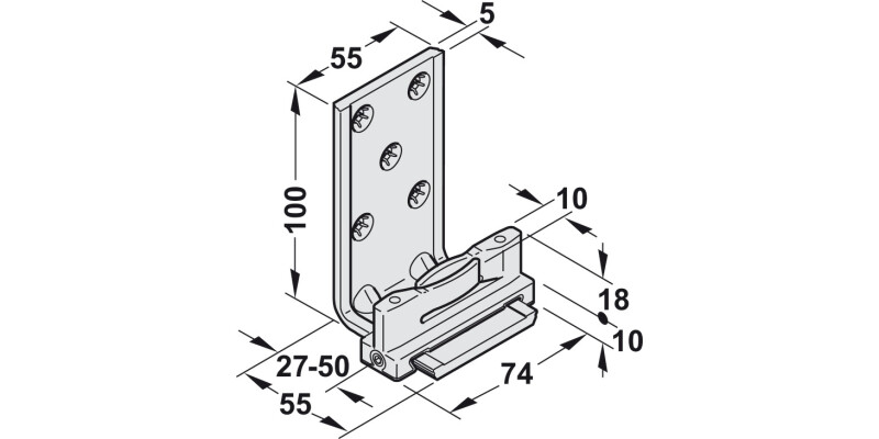 Hawa Confort 120 Single Lower Guide