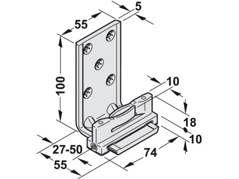 Hawa Confort 120 Single Lower Guide
