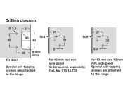 270/240D Hinge 5mm ExAxle 7.0mm 13/19