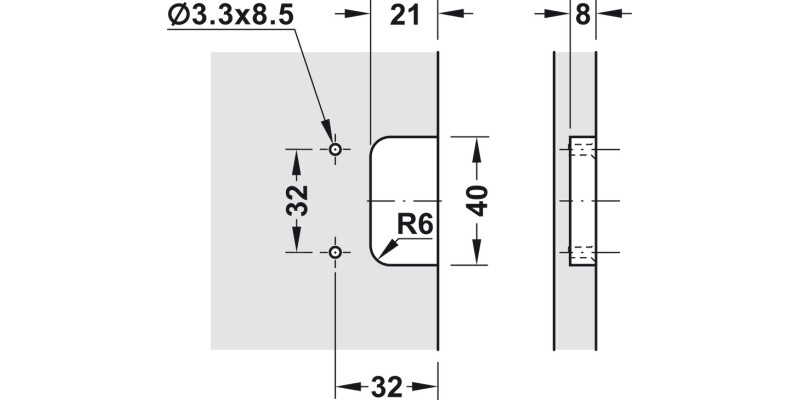 270/240D Hinge 5mm ExAxle 7.0mm 13/19