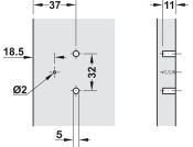 270/240D Hinge 5mm ExAxle 3.5mm 10/13