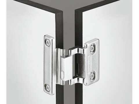 240D SS Hinge 10-13mm Doors Half Hospa