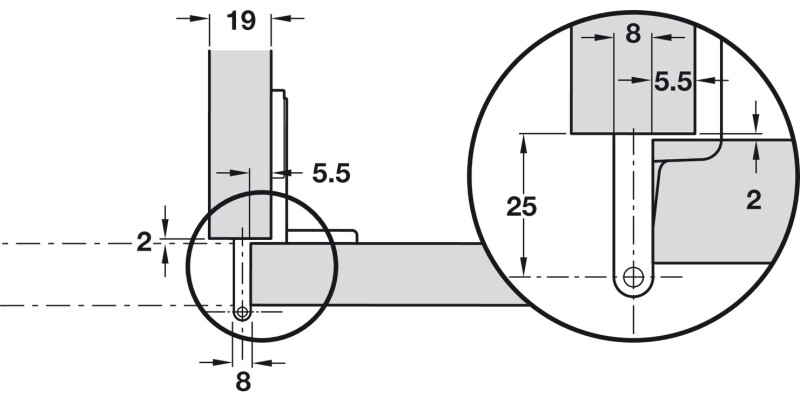 Aximat 300 240D Sgl PivotHingeArm Qk CLR