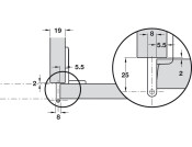 Aximat 300 240D Sgl PivotHingeArm Qk CLR