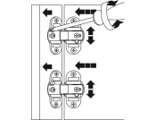 180D Hinge for Folding Doors ScrFix