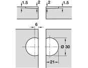 270D Flap Hinge Brass MB