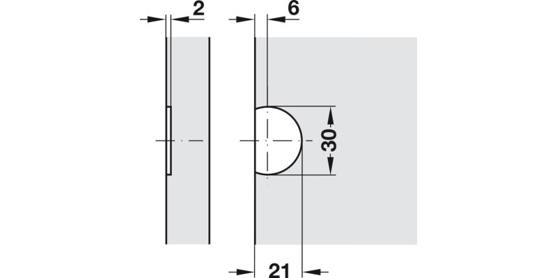 270D Flap Hinge Brass MB