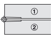 270D Flap Hinge Brass MB