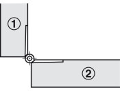 270D Flap Hinge Brass MB