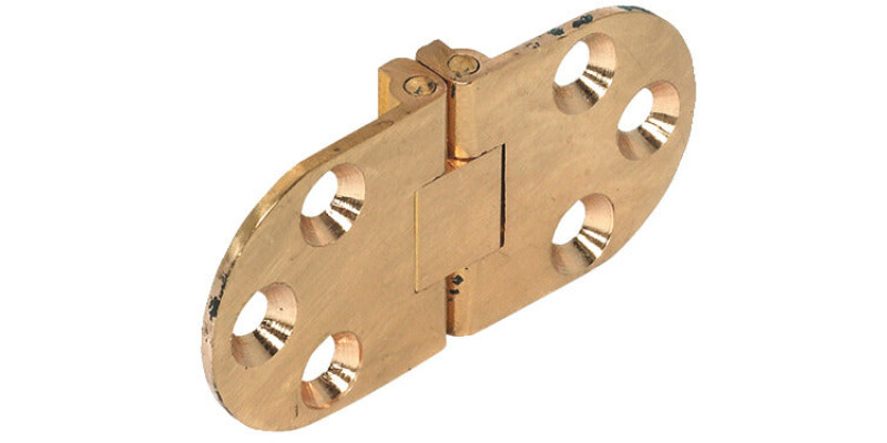 Self Support Fold Table Hinge Brass Matt
