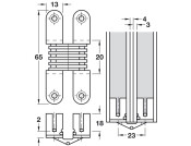180D Concealed Hinge 19-21mm SF BPS