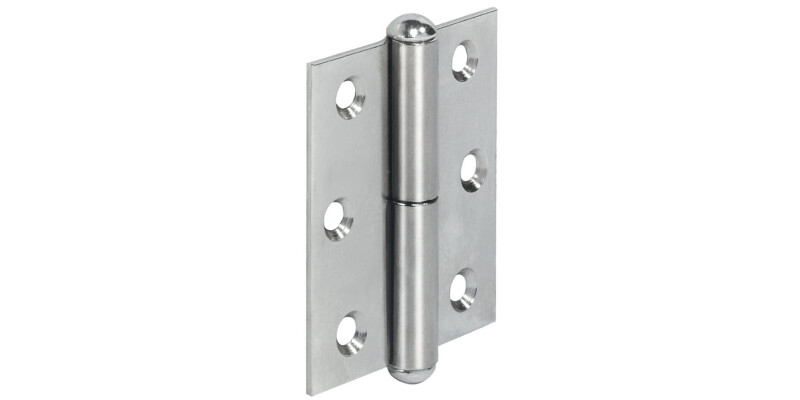 Furniture Hinge Straight RH 50mm St NP