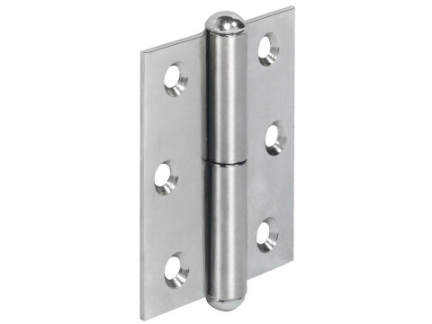 Furniture Hinge Straight RH 50mm St NP