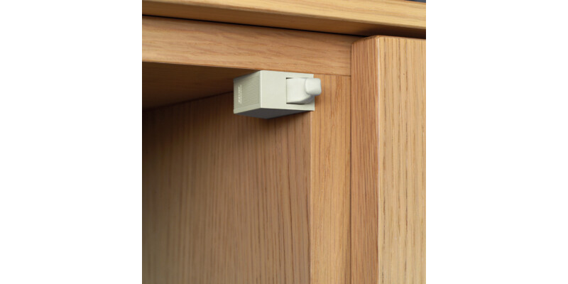 PUSH Door Catch - Door Catch Pl Grey