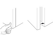 PUSH Door Catch - Door Catch Pl Grey