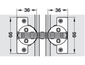 Mitred Flap Hinge 120D for 22.5D App