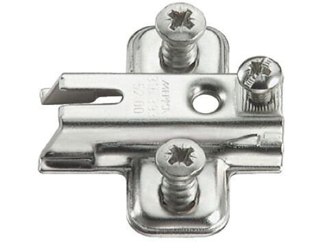 Mounting Plate, Super Compact Cruciform, One Part Plate, for Grass Slide On Syst