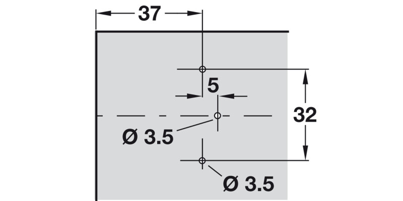 Nexis 2mm Mounting Plate 1prt Slide SupCruci Hos