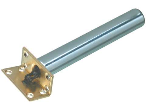 Jamb Closer, Concealed, Radius or Rectangular Brass Plates, Steel Mechanism