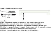 Door Force Gauge Steel SC