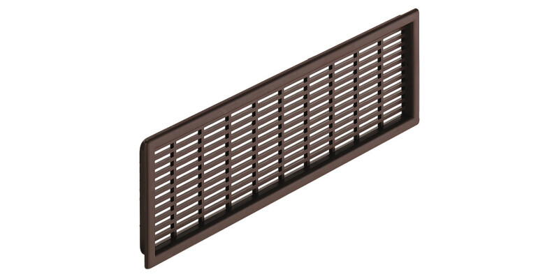 Ventilation Grille, for Recess Mounting, with Flanged Rim