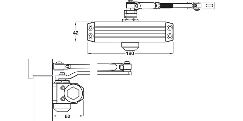 OH Dr Closer Power Size 3 Fig 1/66 Slv