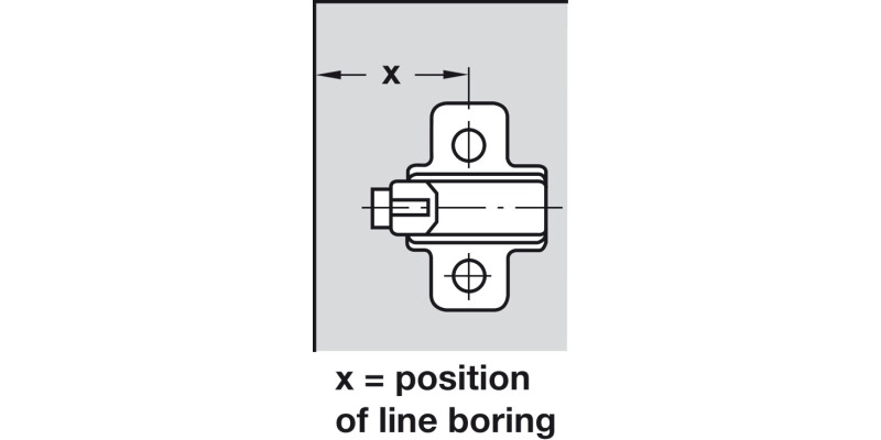 Nexis 95/45D Hinge Sprung Click SF