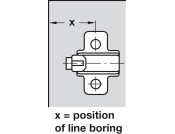 Nexis 95/45D Hinge Sprung Click SF