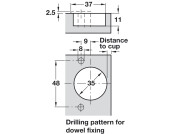 Nexis 170D Hinge Click Sprung Full/Inset