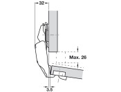 Nexis 170D Hinge Click Sprung Full/Inset