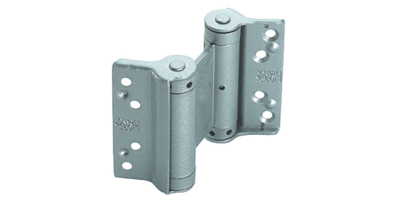 Spring Hinge Dbl Act 75x66mm St Slv
