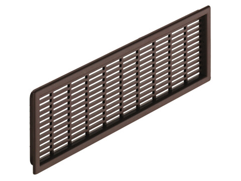 Vent Grille RM 227x68mm Pl Brown CLR