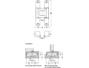 Tectus TE540 3D A8 FR 180D Hinge BM