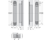 Tectus TE645 3D 180D Hinge BM