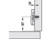Smuso Quick 4mm Mounting Plate 1prt Cruci Hospa