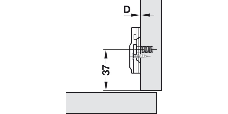 Smuso Quick 4mm Mounting Plate 1prt Cruci Euro