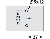 Smuso Quick 4mm Mounting Plate 1prt Cruci Euro