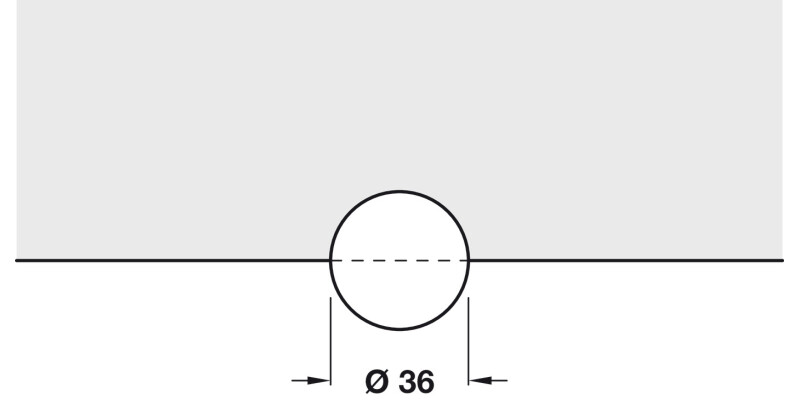 Mirror Edge Clip D36mm Nyl Blk PSS