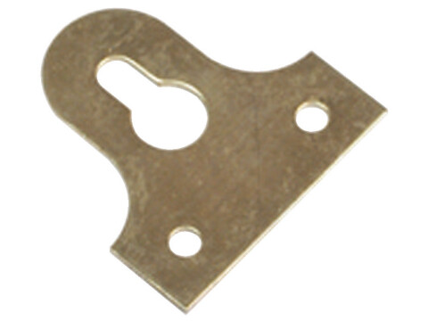 Mirror Plate 38x38mm Keyhole St Nickel